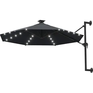 Maison Exclusive - Sonnenschirm Zur Wandmontage Mit Leds 300 Cm A