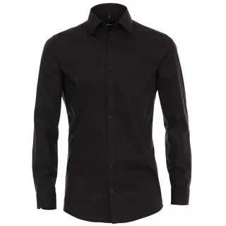VENTI Businesshemd schwarz 44