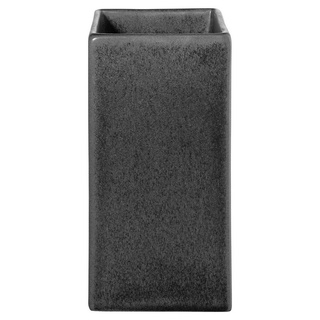 Asa Selection Vase H 21 cm QUADRO, schwarz - Keramik