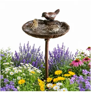Topanbieter999 Vogeltränke braun Rund