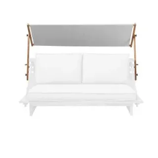 Apple Bee Sonnendach ROBINSON, Teak / BEE WETT (100 % Polypropylen) Grizzle - Auslaufartikel