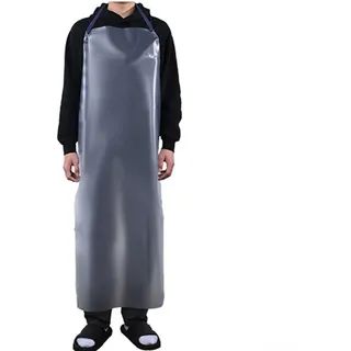 Vootnifig PVC-Schürze, transparent, wasserdicht und öldicht, für Kochen, Backen, Gastronomie und Hausarbeit, mit vollständigem Schutz von Torso und Beinen
