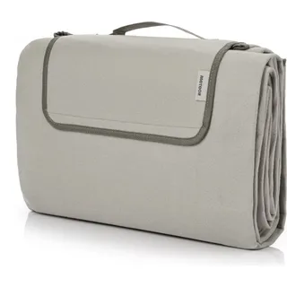 Picknickdecke Wasserdicht Isoliert Garten Campingdecke Outdoor Stranddecke Meteor 2XL 200x200 cm Grau - Beige