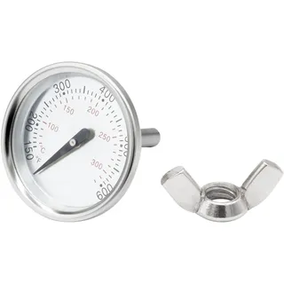 WELL GRILL Thermometer 7581/60540 BBQ Grillthermometer für Weber Spirit 200 & 300 Grills, Spirit E/S 210, 220, 310, Q Series und Holzkohlegrill, Rauchgasthermometer, Ø 45mm, 150-600°F