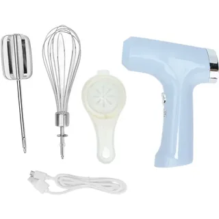 Kabelloser Elektrischer Schneebesen Aus Edelstahl Mit Usb-anschluss, Verstellbarer Handmixer Für Die Küche