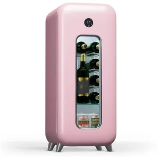 Klarstein Shirley 15 Uno Weinkühlschrank 15 Flaschen 5 - 20 °C Touch Retro