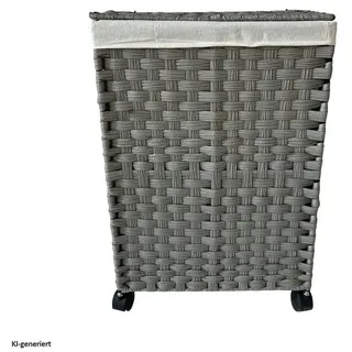 Hti-Living Wäschesammler 40 Liter Briena Grau Wäschesammler 40 Liter Briena Grau