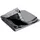 Poolabdeckung grau-schwarz 2x3