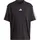 Essentials 3-Streifen Boyfriend Kurzarm-T-Shirt Black White XS