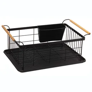 5five simply smart Abtropfgestell 43 x 32 cm Schwarz