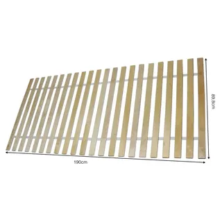 Rollrost Lattenrost Bettrost 12mm gerade stabile Multiplex Latten von CLAMARO , Rollrost aus Multiplex Birke:90x200