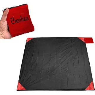 Mini Picknickdecke Wasserdicht, Ultraleicht, Kleines Packmaß - Ideal für Ground