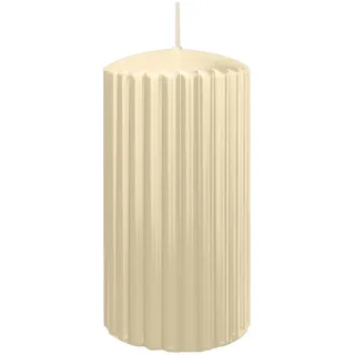 Wiedemann Kerzen Rillen Kerzen 150 x 8 cm 4 St. Beige