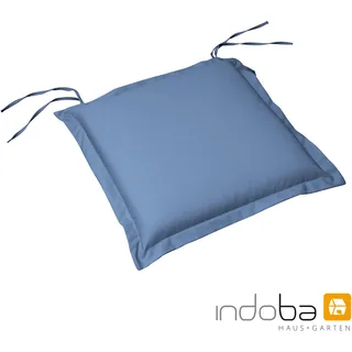 indoba® Sitzkissen "Premium" extra dick - blau