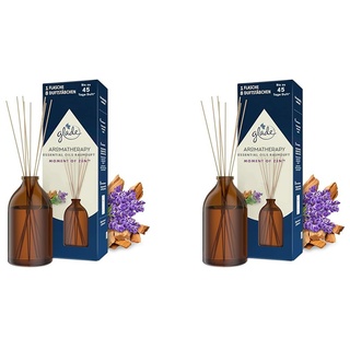 Glade Aromatherapy Essential Oils Raumduft, Moment of Zen, Lavendel + Sandelholz, Raumduft für ätherische Öle, 80ml (Packung mit 2)