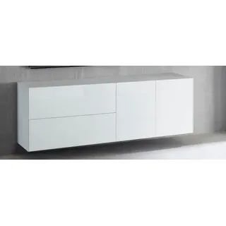 Mäusbacher TV-Lowboard Colors Glas Schwarz