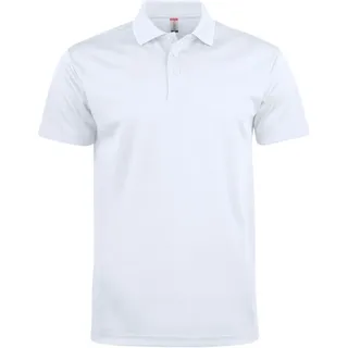 Clique Basic Active Poloshirt weiß 4XL