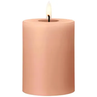 Ester & Erik LED Blockkerze 10 cm Rosy Caramel