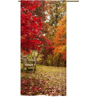 Vorhang »Schlaufenschal Herbstlichtung, Edler Schlaufenschal«, gardinen-for-life