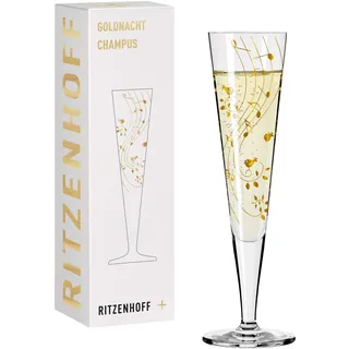 Ritzenhoff & Breker Champagnerglas Goldnacht 0,2 l