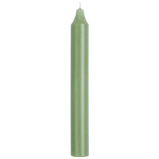 IB Laursen Rustikale Stabkerze 18 cm, Ø 2,2 cm, 18 cm, Ø 2,2 cm, staubig grün