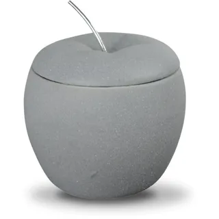 Duftbrenner Amour – Duftwachs – Diffusor für ätherisches Öl und Raumduft – Kerzenhalter Aromatherapie – Teelichthalter aus Zement – Höhe: 12 cm – Zen'Arôme