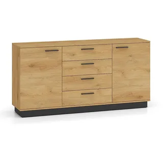 petits-meubles Ysia 170 cm Schwarz