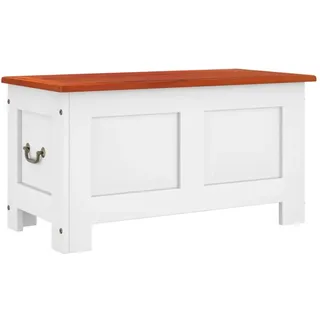 vidaXL Aufbewahrungsbox Truhe 70 x 37 cm 1-tlg. braun und weiß