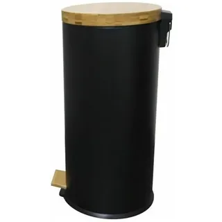 batimex_de Holz-Treteimer 30 l Schwarz