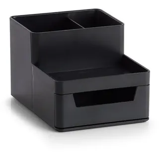 Zeller Schreibtisch-Organizer schwarz 4 St.