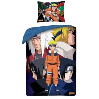 tinisu Naruto mehrfarbig Baumwolle 140 x 200 cm + 65 x 65 cm
