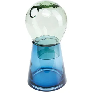 Kare Vase "Skittle" in Hellblau - (H)28 cm