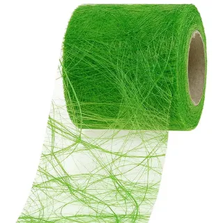 Florists Products Tischläufer Vlies Deko Tischband 8cm x 25m Grün für Ostern, Floristik grün