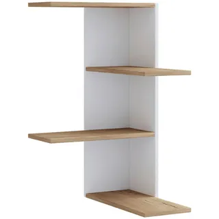 VCM Balos Eckregal Holz Braun