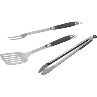 barbecook Grillbesteck 46 cm Edelstahl Schwarz