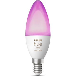 Philips Hue, Leuchtmittel, White & Color BT (E14, 5.30 W, 470 lm, 1 x, G)