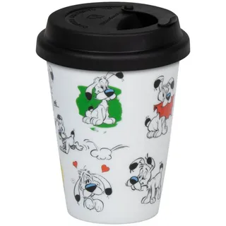 Könitz Coffee-to-go-Becher Sniff Sniff, 380 ml, Porzellan bunt