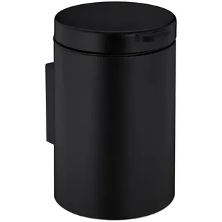 Relaxdays Kosmetikeimer 3 l Schwarz