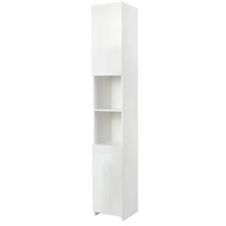 Mondeer Hochschrank 30 x 30 x 183,5 cm Weiß Spanplatte