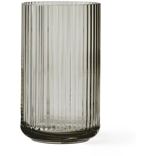 Lyngby Porcelæn - Glasvase H 20 cm, smoke