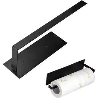 Famanu Küchenrollenhalter ohne Bohren - Magnetisch und rostfreier Halter für Wand, Kühlschrank und Mikrowelle