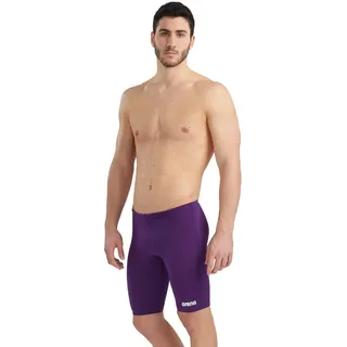 ARENA Herren Performance Men's Solid Team Jammer Badehose, Pflaume/Weiß, 34 - 34