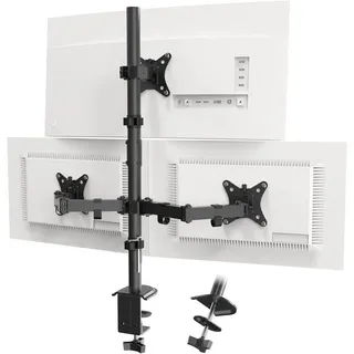 luxuskollektion Monitor Halterung für 3 Monitore 13-32 Zoll Schwarz