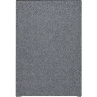 casa pura Teppich Läufer London - Meterware - Teppichläufer für Wohnzimmer, Flur, Küche - Flacher Schlingenflor (Dunkelgrau - 100x300 cm)