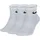 Trainings-Knöchelsocken White/Black 46-50