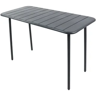 VCM Sumila Bistrotisch 110 x 110 x 75 cm Schwarz