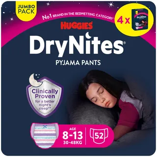Abena DryNites Pyjama Pants Mädchen 27-57 kg 4 x 13 St.