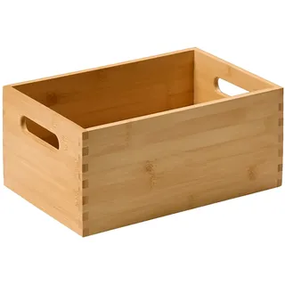 KESPER Aufbewahrungsbox Bambus 28,5 x 18,5 x 13 cm 13-tlg. braun