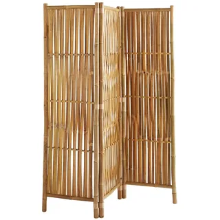 Box and Beyond Paravent aus Bambus – Natur – 160 x 139 cm