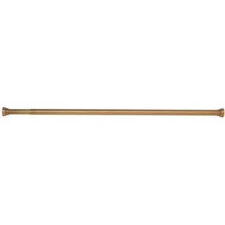 Spirella Duschvorhangstange Kreta, Gold, Metall, 125-220 cm, Badtextilien, Duschvorhänge